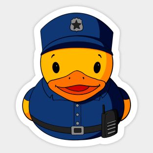 Police Rubber Duck Sticker